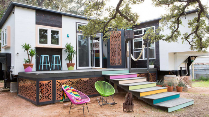 23 Ide Inspiratif untuk Fasad Rumah Bohemian yang Menarik
